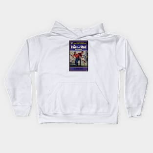 The Caves of Steel - Vintage Asimov Cover Kids Hoodie